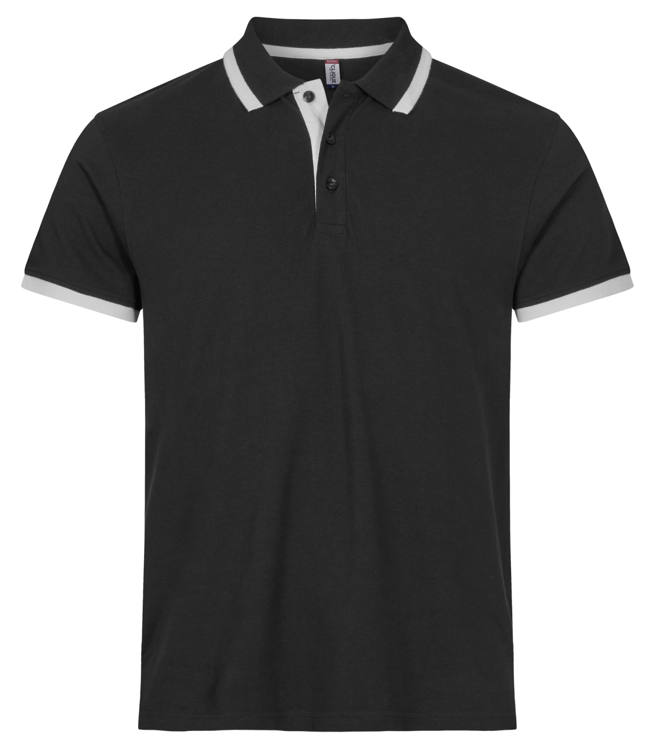 Clique Austin Men polo met contrasterende details