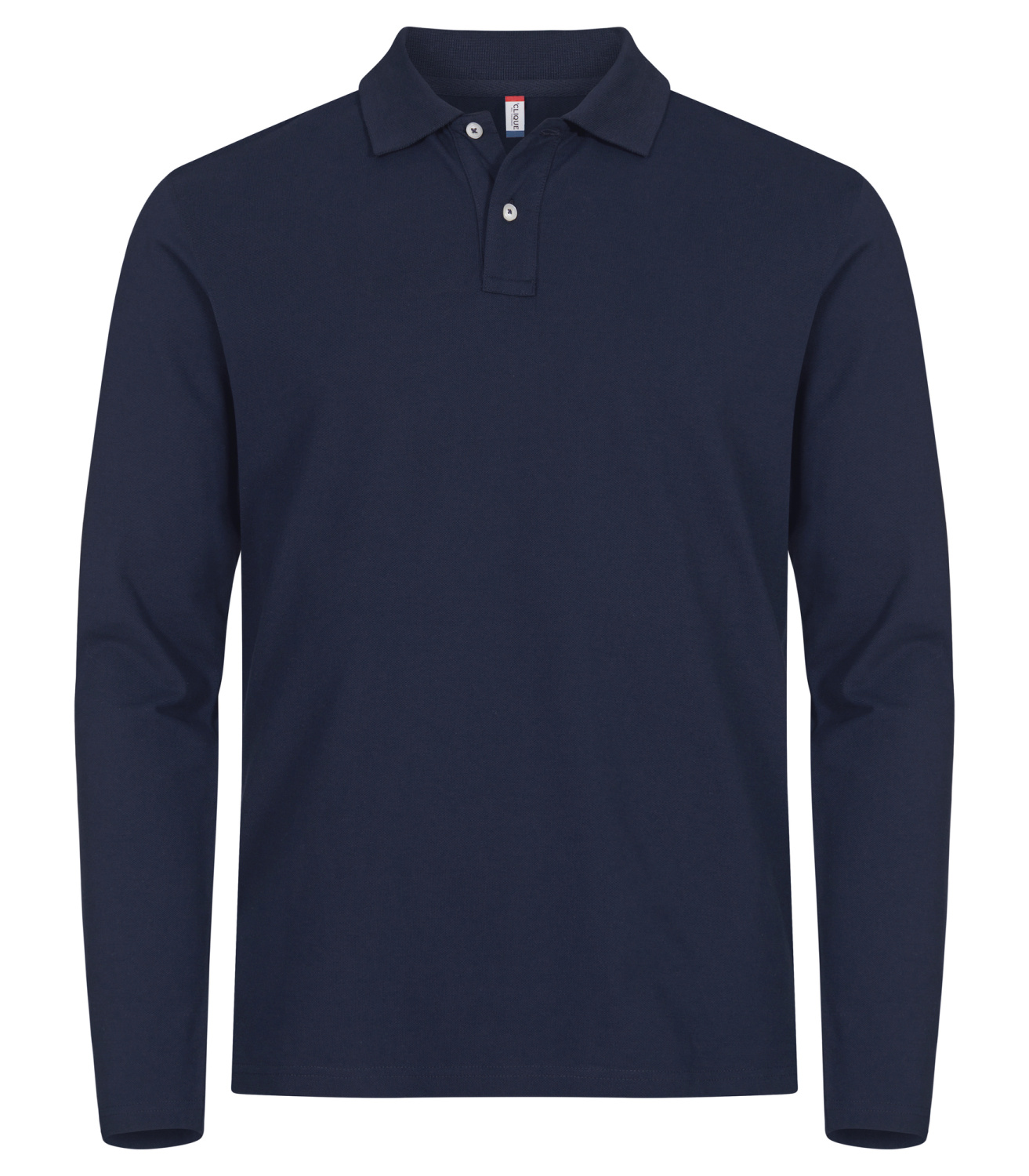 Clique Stretch Premium polo l/s Men long sleeve met knopen