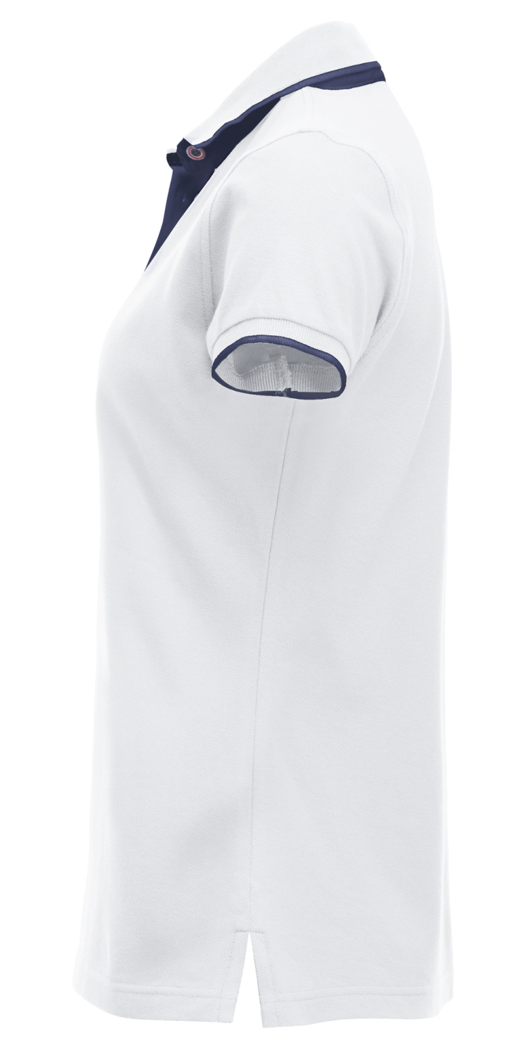 Clique Seattle Ladies polo met contrasterende strepen