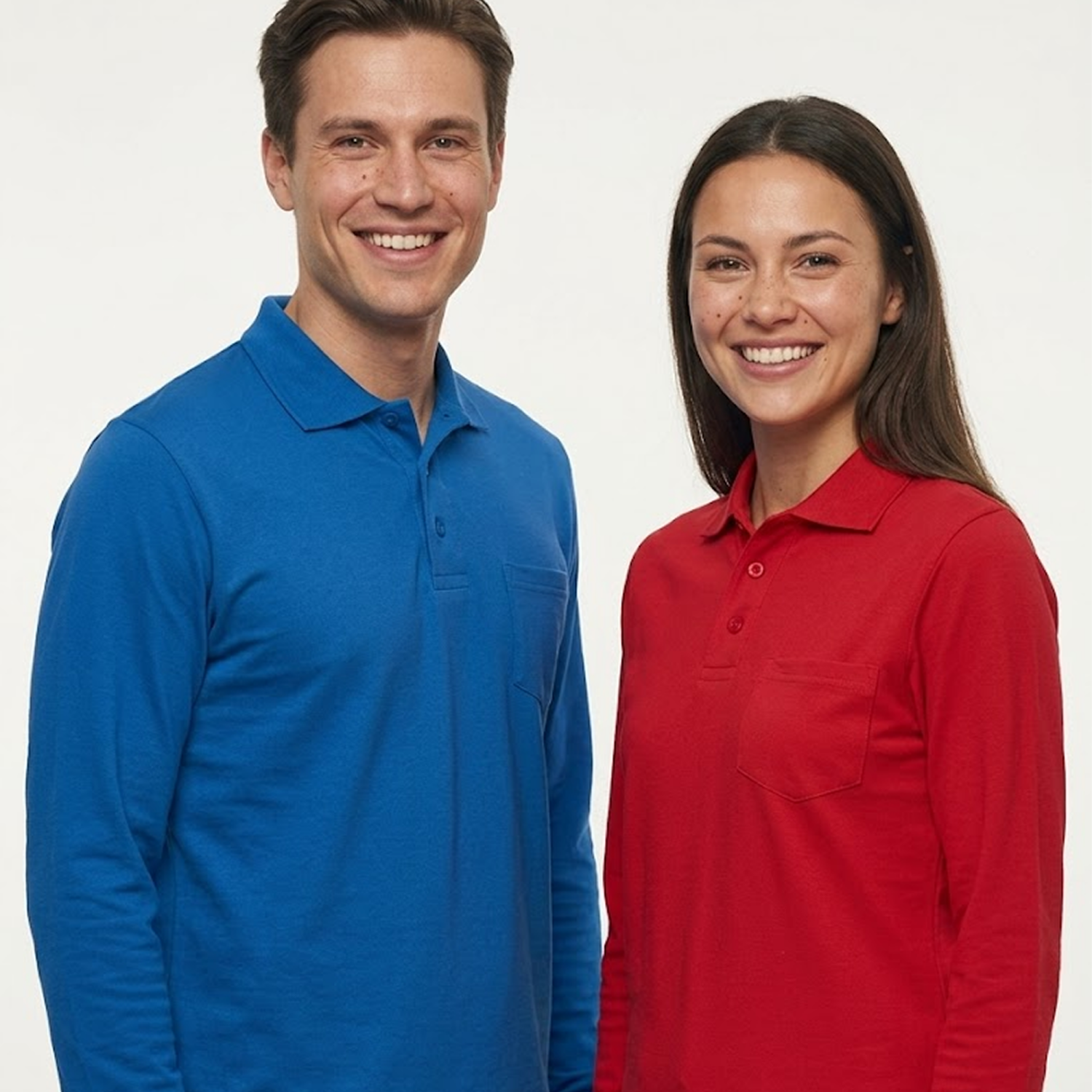 Clique Basic Polo Pocket L/S Unisex long sleeve polo