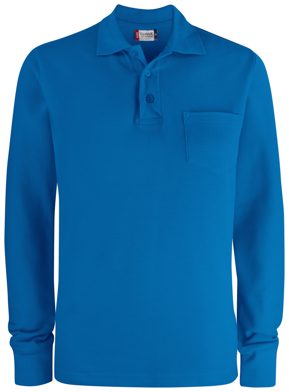 Clique Basic Polo Pocket L/S Unisex long sleeve polo