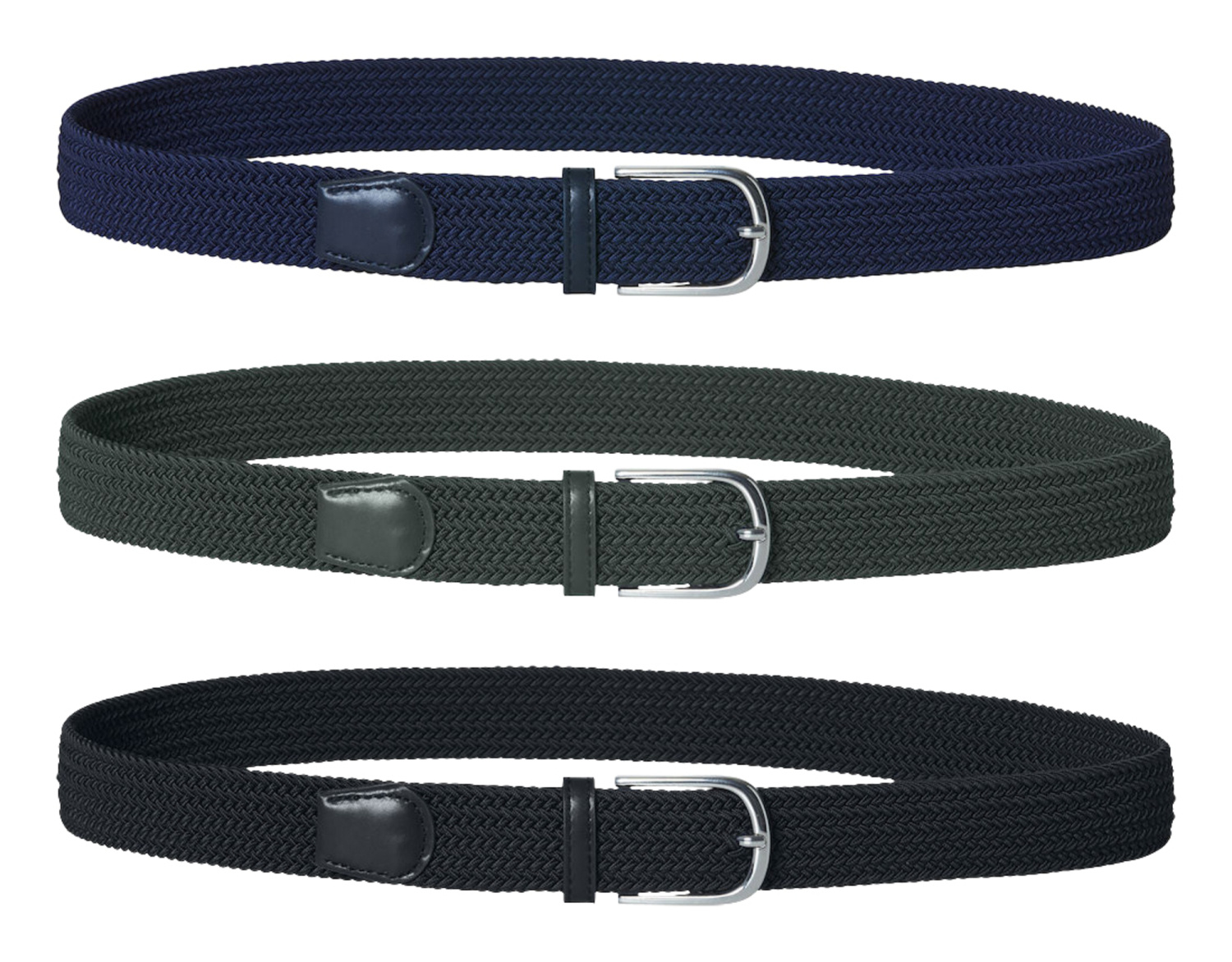 Clique Elastic belt unisex riem met metalen gesp