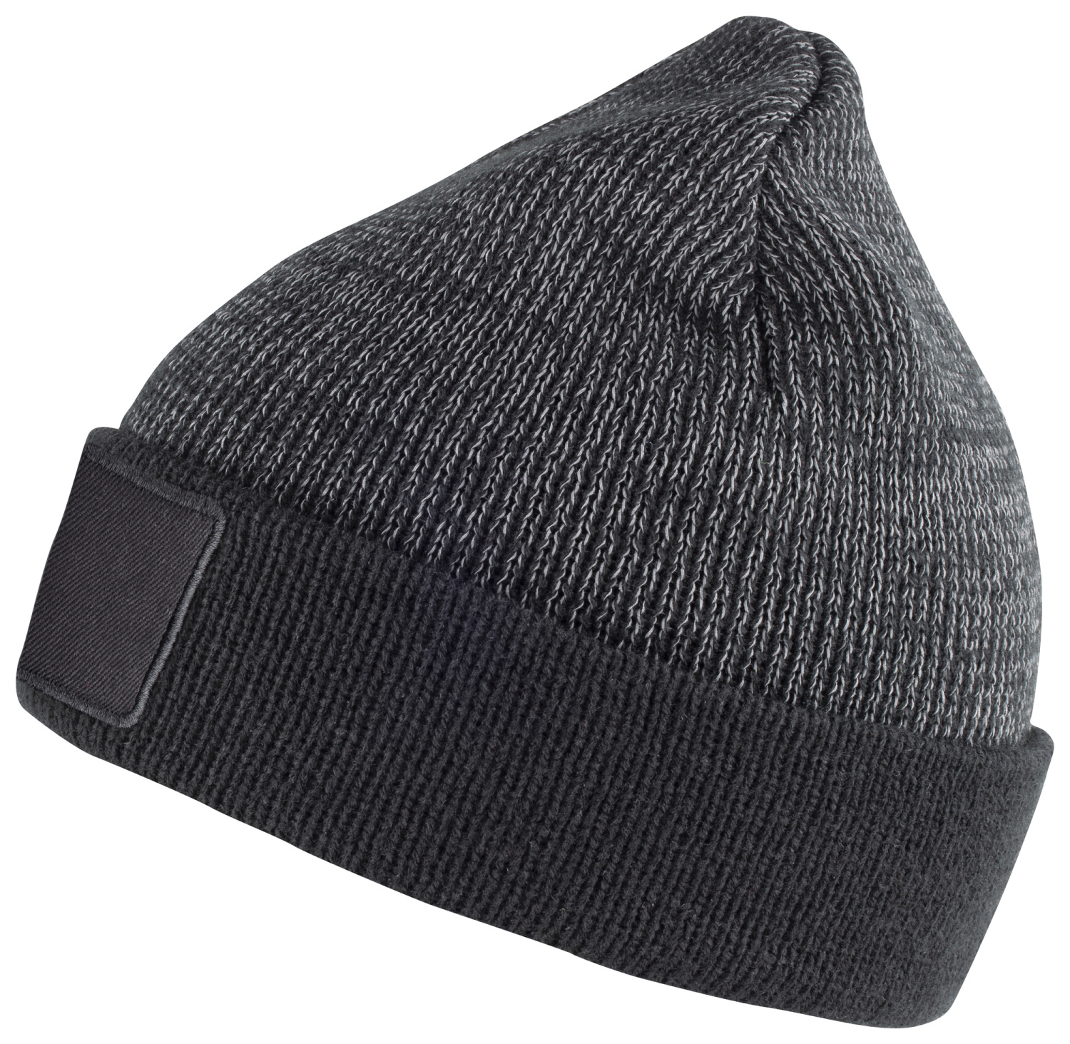 Clique Hubert Patch Reflective muts met omgeslagen rand