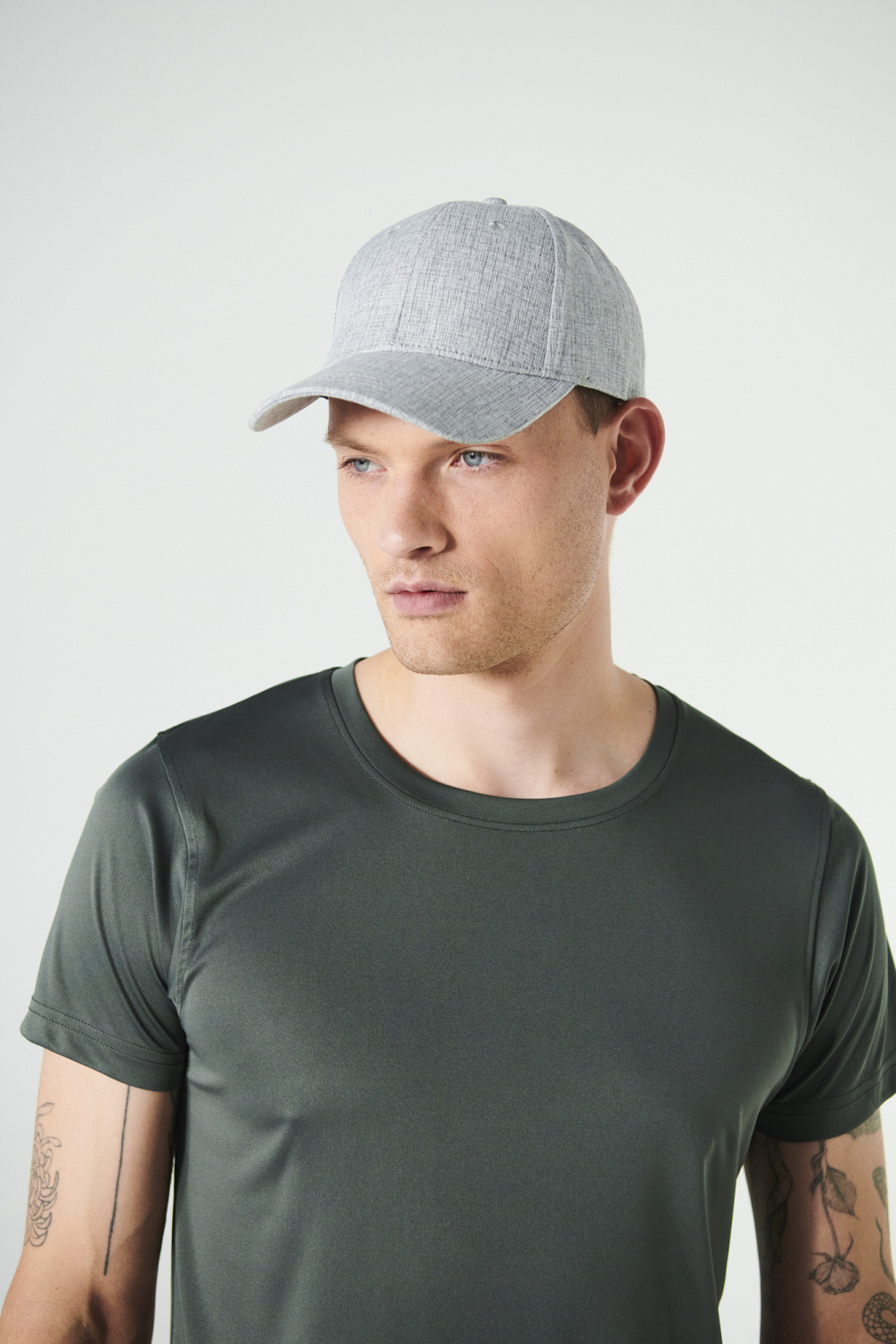 Clique Melange cap unisex met zes panelen