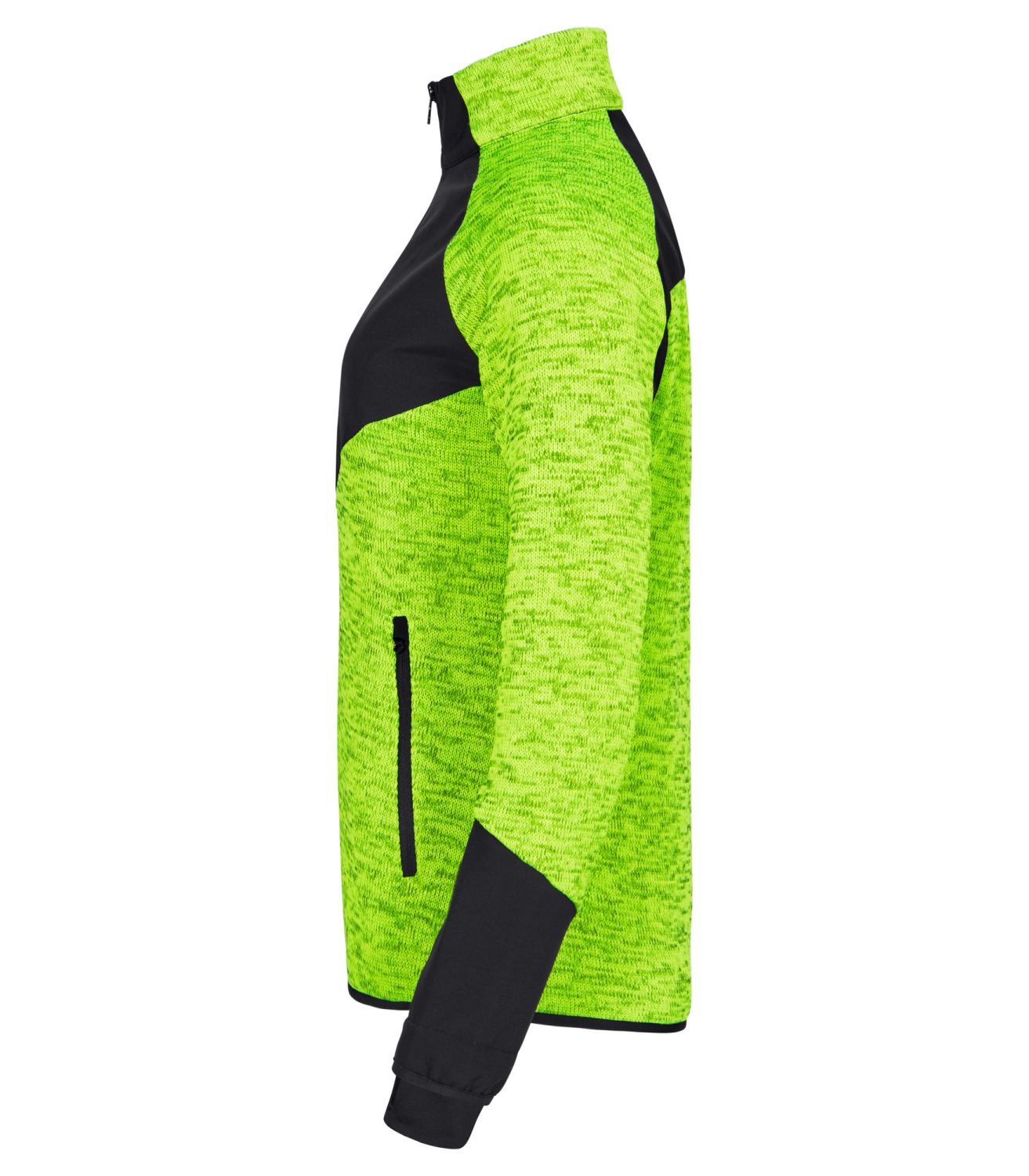 Clique Haines Ladies fleecejack met softshell vlakken