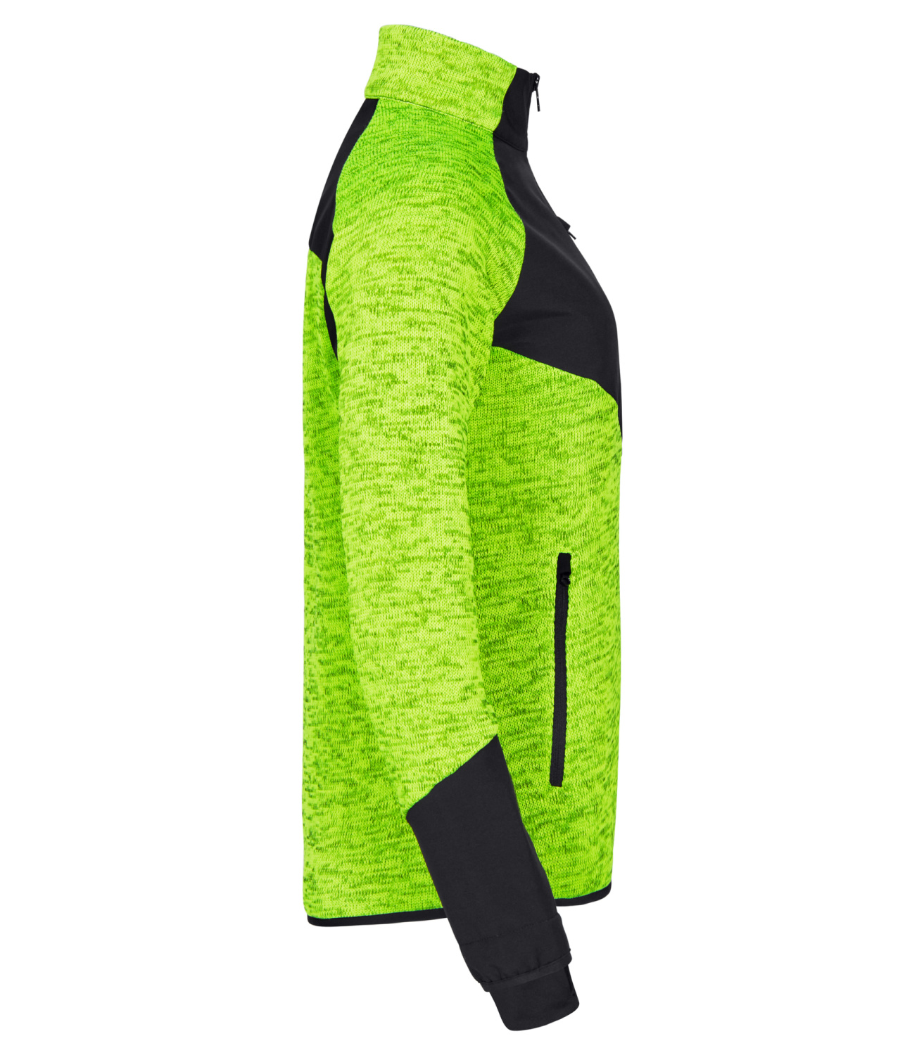 Clique Haines Ladies fleecejack met softshell vlakken