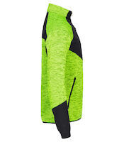 Clique Haines Men fleecejack met softshell vlakken