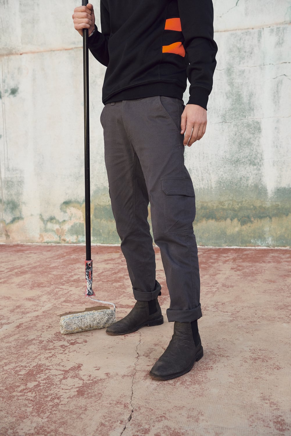 Clique Cargo Pocket Stretch unisex broek met twee cargozakken