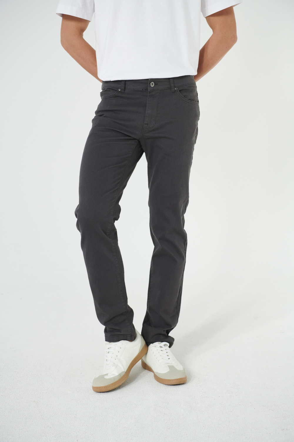 Clique 5-Pocket Stretch men broek met twee steekzakken