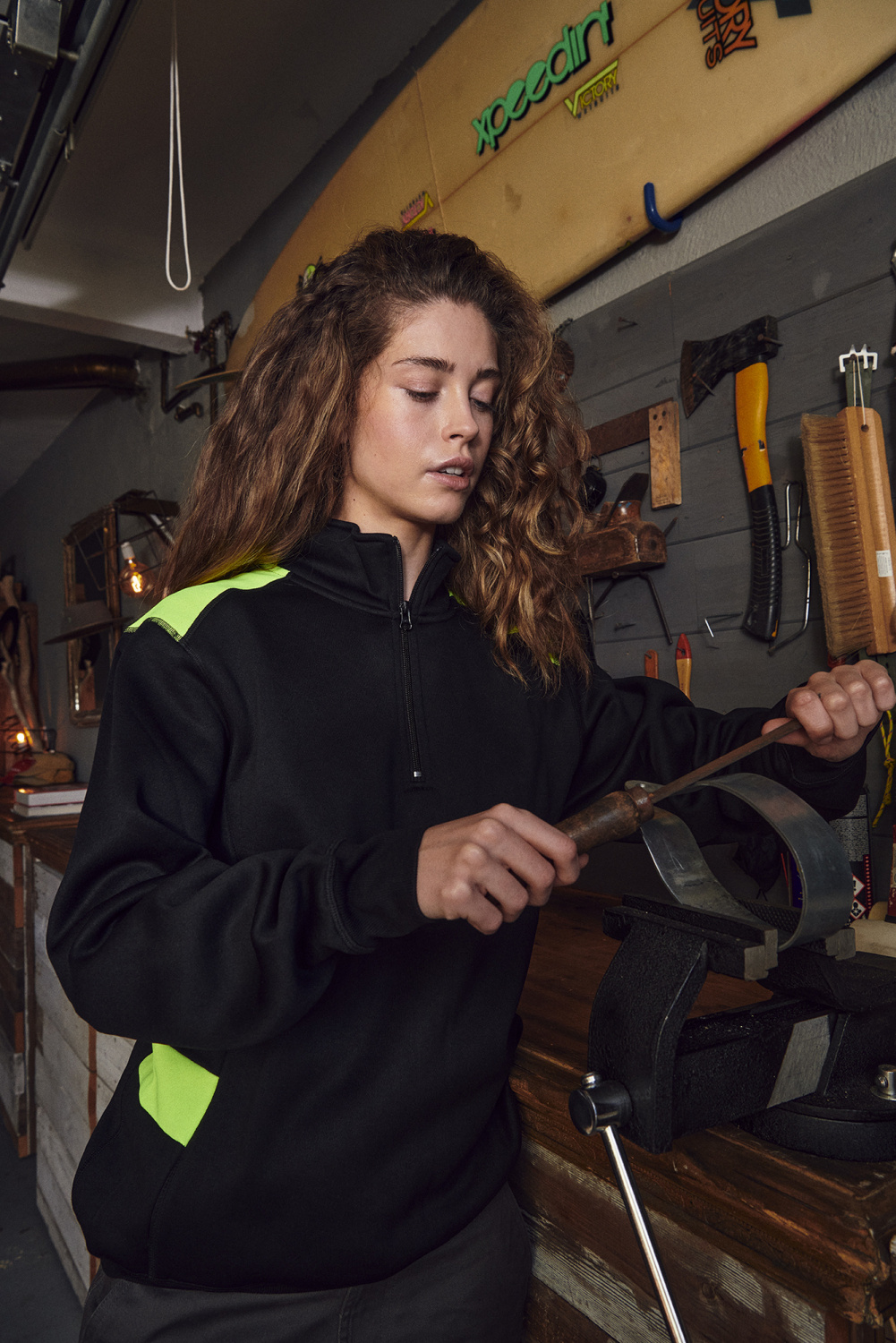 Clique Ambition half zip unisex quarter zipsweater