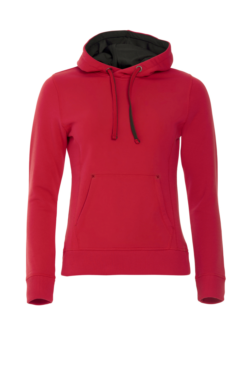 Clique Classic Hoody Ladies met contrasterende details