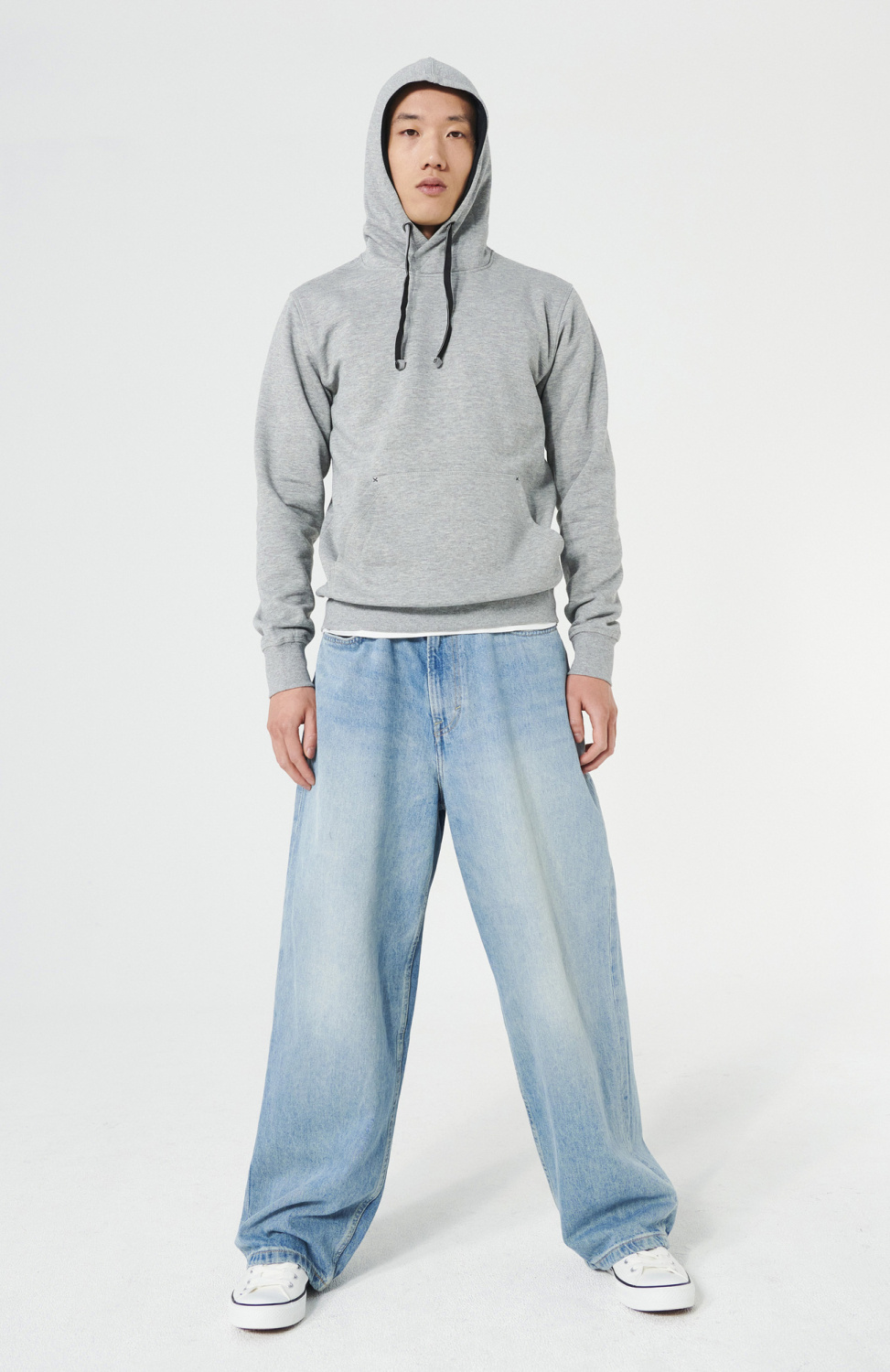 Clique Classic Hoody men met contrasterende details