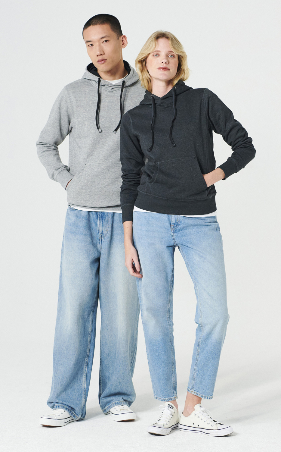 Clique Classic Hoody men met contrasterende details
