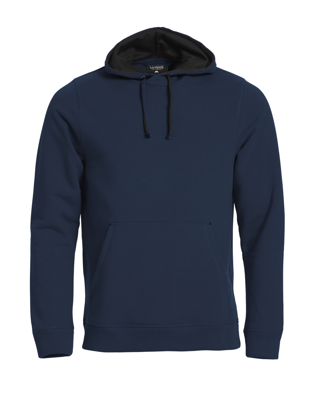 Clique Classic Hoody men met contrasterende details