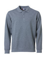 Clique Basic Polo Sweater Unisex knopen sluiting