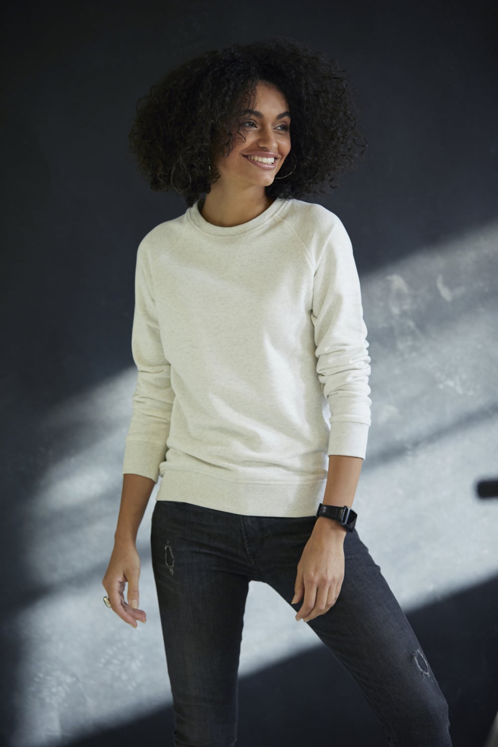 Clique Premium OC Roundneck Ladies sweater met zijzak
