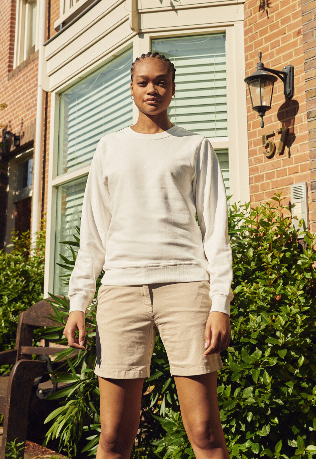 Clique miami roundneck unisex trui van katoen en polyester mix