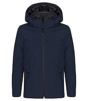 Clique Padded Hoody Softshell Junior unisex met afneembare capuchon
