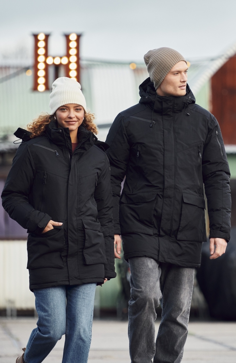 Clique Eskie unisex gewatteerde parka