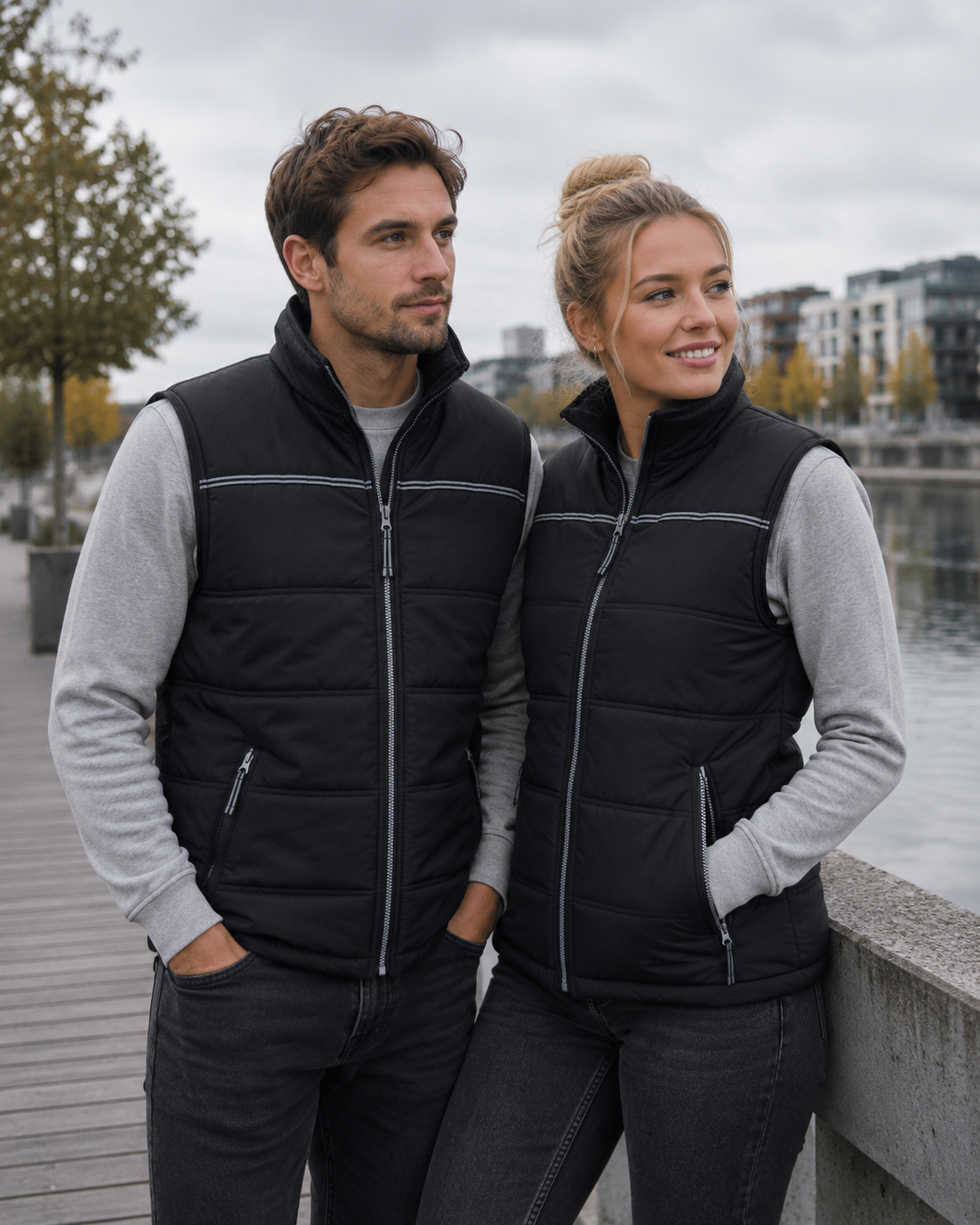 Clique Weston Unisex gewatteerde bodywarmer