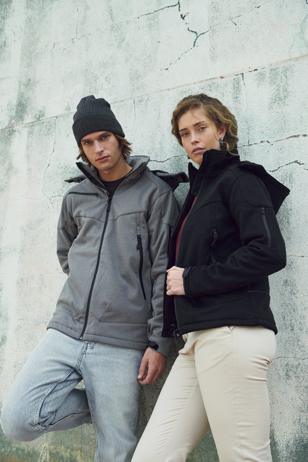 Clique Grayland Men gewatteerd softshell jack