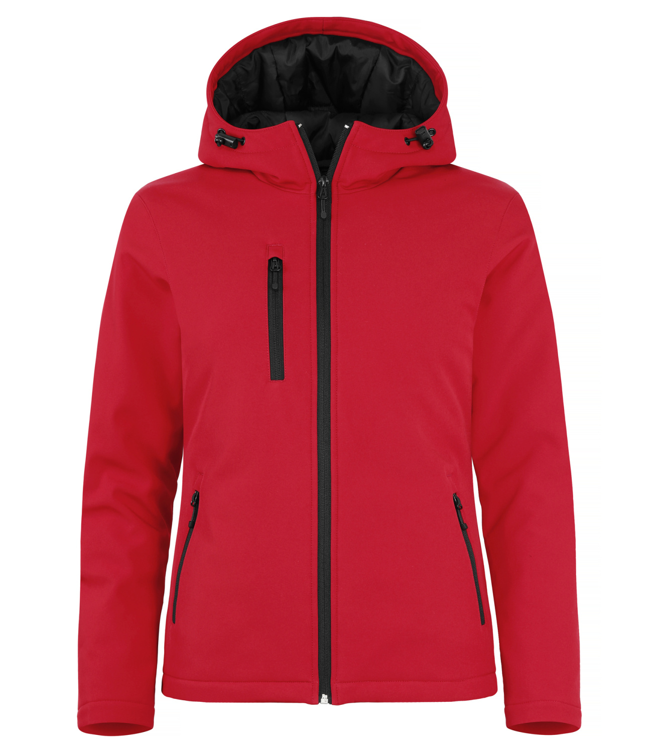 Clique Padded Hoody Softshell Ladies gewatteerd softshell jack met capuchon
