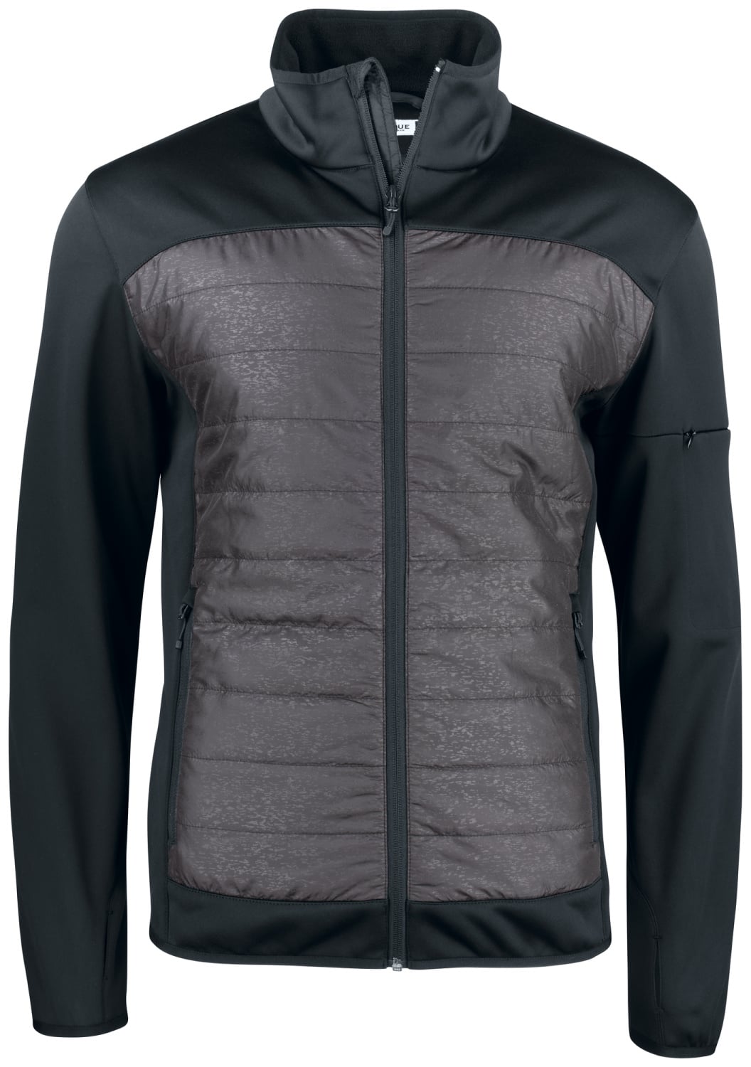 Clique Custer Men licht gewatteerde jas met reflectie