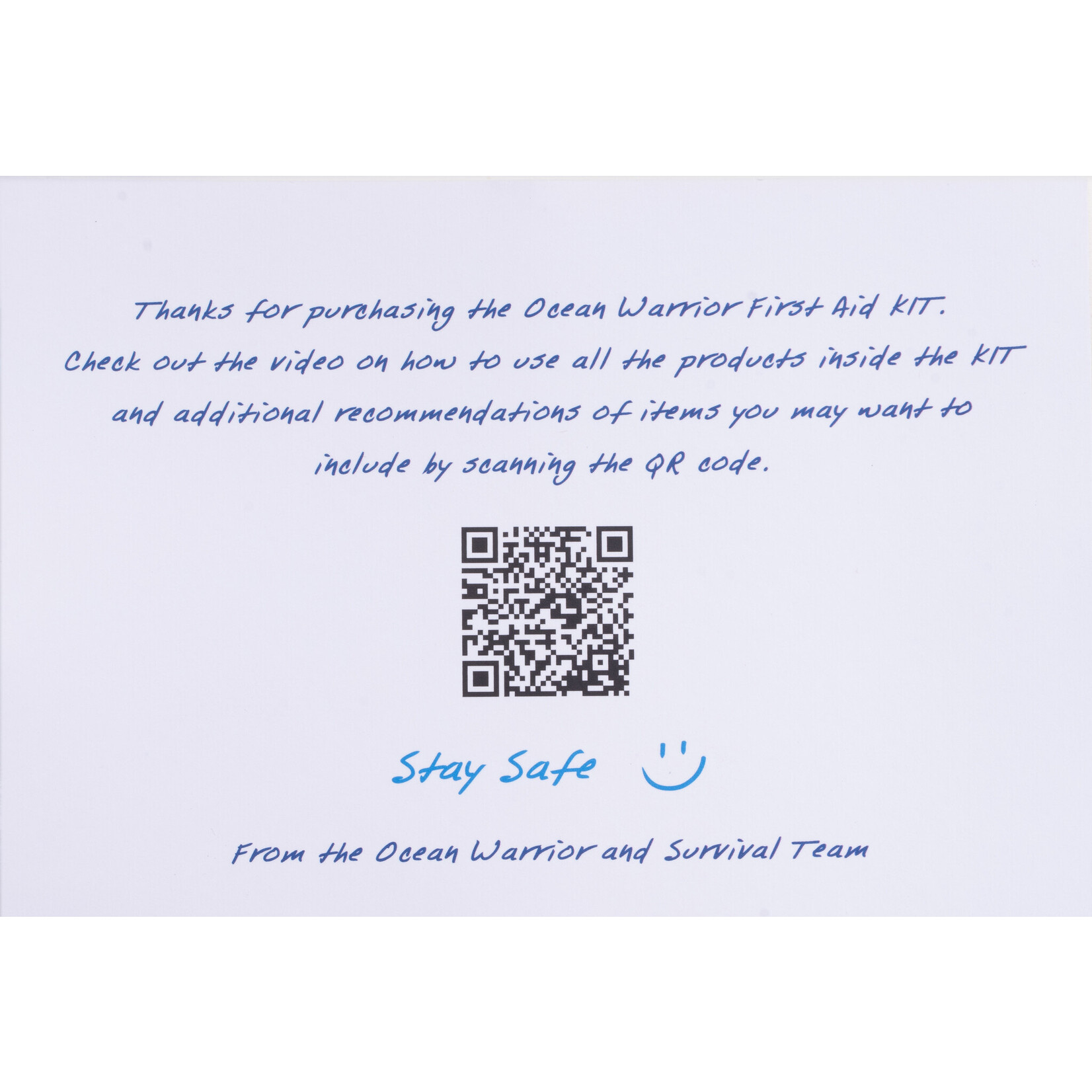 SURVIVAL Ocean Warrior First Aid Kit