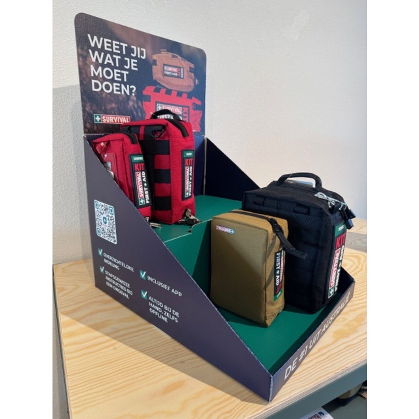 SURVIVAL Countertop display