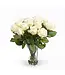 Verse witte rozen - EXCLUSIEF - Lengte ± 70 centimeter - Per 10 stuks te bestellen