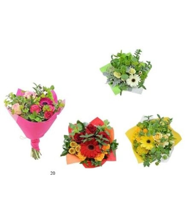 Boeket Magnificient Medium met 20 verse bloemen | Lengte 45 centimeter | Per boeket te bestellen