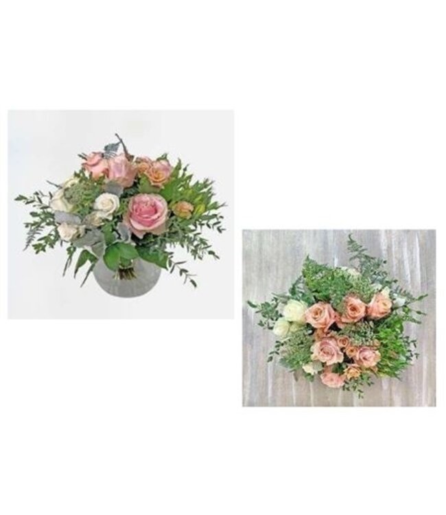 Boeket Victorean Small met 25 verse bloemen | Lengte 45 centimeter | Per boeket te bestellen