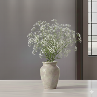 Florimo Fresh Flowers Frisches weißes Schleierkraut | Gypsophila paniculata Xlence | 30 Gramm | 25 Zweige