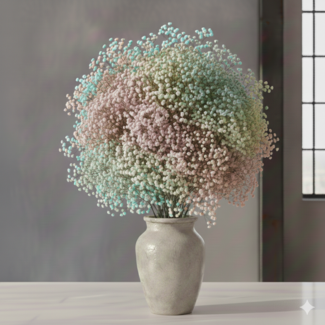 Florimo Fresh Flowers Fresh rainbow pastel mix Gypsophila paniculata Xlence | 40 grams | 25 branches per bunch