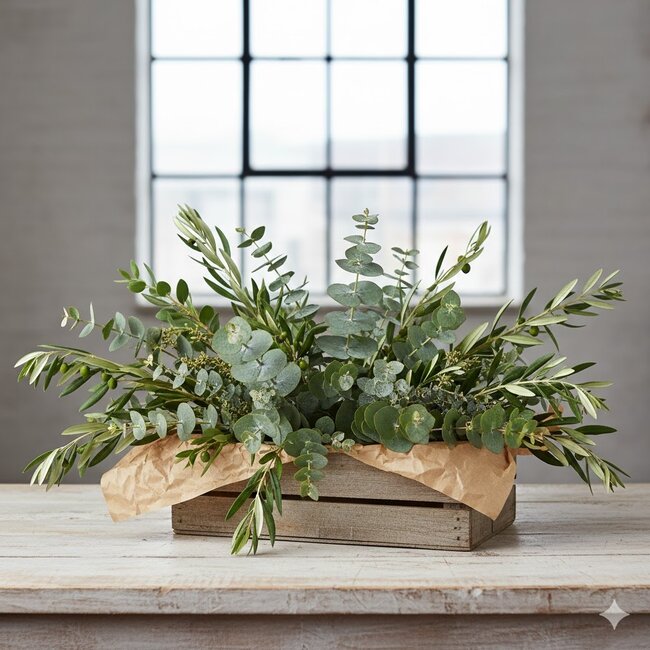 Frischepaket "Botanical Blend" | Länge ± 70 Zentimeter | DIY-Strauß mit 50 frischen Grünprodukten