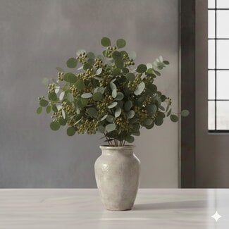 Florimo Fresh Flowers Verse Eucalyptus Populus met Bes | Lengte 65-70 centimeter | 350-400 gram | Per Bos