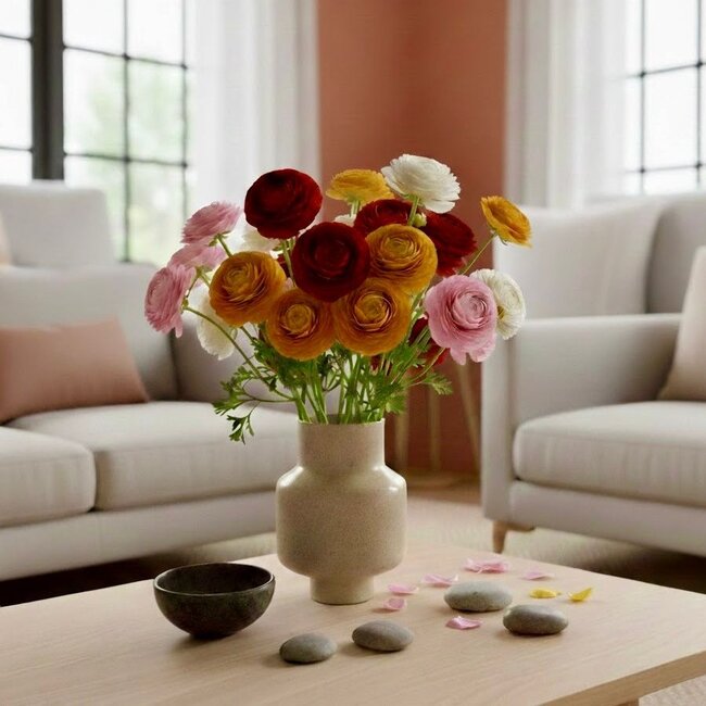 Fresh Ranunculus Mix | Length 40 centimeters | 30 stems | Available per 30 stems