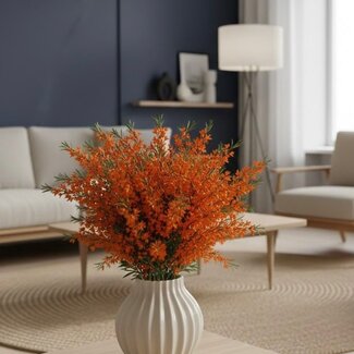 Florimo Fresh Flowers Frischer Oranger Ginster | Länge 65 Zentimeter | 400 Gramm | Pro Bund