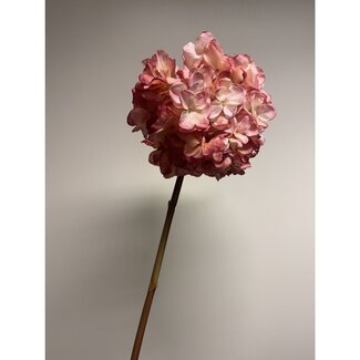 Florimo Fresh Flowers Zijden Hortensia | 83 cm | Licht-Roze | Per stuk