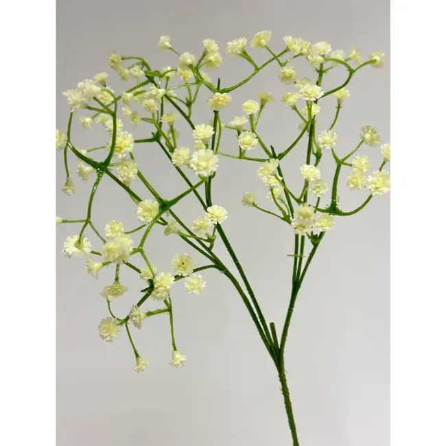 Luxus Seiden-Schleierkraut Weiß | Realistische Kunstblume | 50 cm hoch | Pro Stück erhältlich