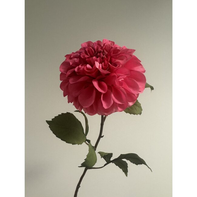 Luxury Silk Dahlia Coral | Realistic Artificial Flower | 90 cm tall | Available per piece