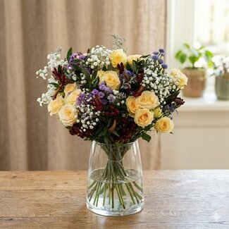 Florimo Fresh Flowers Vers Boeket | Golden Hour | 40 centimeter | 18 stelen