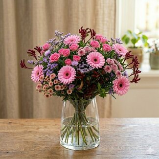 Florimo Fresh Flowers Vers Boeket | Pink Passion | 40 centimeter | 18 stelen