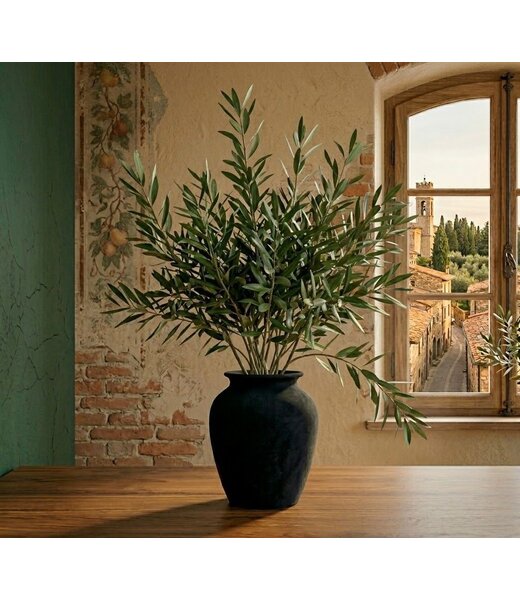 Florimo Fresh Flowers Verse Olijftakken | 350 - 400 gram per bos | Lengte 65 - 70 centimeter | Per bos