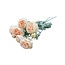 Champagnerfarbene Ranunkeln | Ranunculus oder Butterblumen Kunstblumen | Länge ± 50 Zentimeter | Mit 3 Blumen pro Stiel