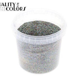 Glitter in Herbruikbaar Emmertje “Multimix” | Kleur: Gemengde Kleuren | Inhoud 400 gram | Per emmertje
