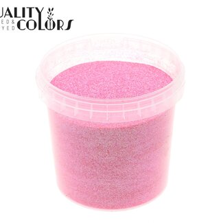 QC Glitter in Reusable Bucket “Pink Blush” | Colour: Pink | Content 400 grams | Per bucket