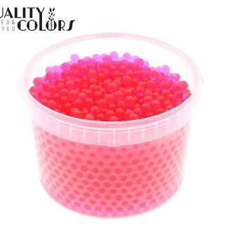 Hydrogelparels in Herbruikbare Emmer | Kleur: Kerskleurig | Diameter 2.5 - 3 millimeter | Inhoud 3 liter | Per emmer