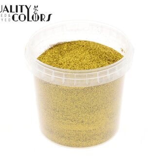 Glitter in Herbruikbaar Emmertje “Laser Gold” | Kleur: Goudkleurig | Inhoud 400 gram | Per emmertje