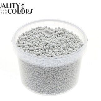Terracotta Balletjes in Herbruikbare Emmer | Kleur: Wit | Diameter 4 - 8 millimeter | Inhoud 3 liter | Per emmer